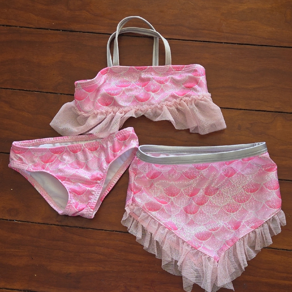 Pink Mermaid Bikini Set